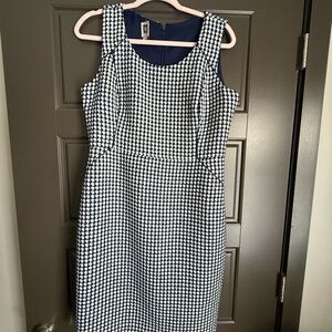 Timeless Black and White Checkered Dress